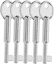 Cabilock 5Pcs Emergency Stop Button Switch Keys Replacement Metal Emergency Switch Key for Various Applications
