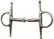 Showman Stainless Steel Full Cheek Snaffle Bit