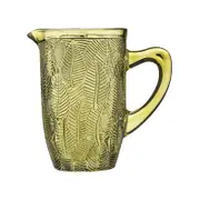 Ladelle Areca Glass 20cm Jug Drinking Container - Olive