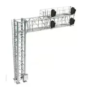 ATLAS 70000098 HO Scale Signal Modern Cantilever Bridge [2 Track, 4 Head-Left]