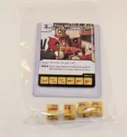 Marvel Dice Masters Deadpool * FREE CHIMICHANGAS * Set RARE Uncommon CUR 4 dice