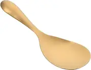 Hoement Stainless Steel Rice Spoon Wear Resistant Rice Spatula for Kitchen for Home Hotel and Restaurant Use and Ergonomic Design