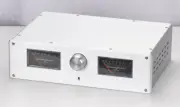 Silver Aluminum Chassis VU Meter Case Home Premplifier Audio Box W360 H100 D248