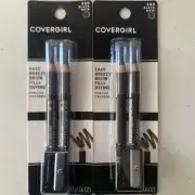CoverGirl Easy Breezy Brow Fill + Define Eye Pencils 500 Black, (2 Packs) Sku2