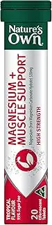 Nature's Own Magnesium + Muscle Support Effervescent 20 Tablets