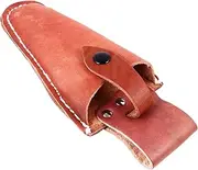 ANDRESLAD Pruning Shear Bag Durable Leather Scissor Pouch with Snap Closure for Garden Tools Random Color for Landscapers and Gardeners Easy to Use and Secure Belts