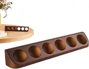 Golf Ball Holder Display | Golf Ball Storage Desk Stand | Wooden Storage Organizer Bracket, Home Decoration for Bookcase, Shelf, Sport Accessories