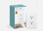 TP Link Kasa Smart Wifi Outlet 2 Outlet Plug In Home Power Individual Control