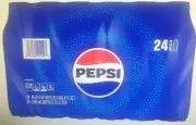 REGULAR PEPSI BEVERAGE, SODA PLASTIC BOTTLES (16 fl. oz, 24 BOTTLES)