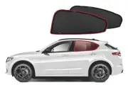 Genuine SNAPSHADES Car Rear Window Shades for Alfa Romeo Stelvio (2017-Present)