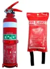 Fire Extinguisher Blanket Kit 1kg Dry Powder Fire extinguisher 1x1 Fire Blanket