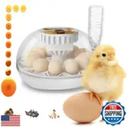 Lreerge Egg Incubator, 12 Eggs Incubator with Automatic Egg Turning, Automati