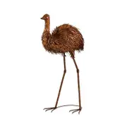 Willow & Silk Emu Garden Ornament/Statue Rustic Garden/Home Decor 64x38x108cm