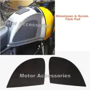 Gas Tank Knee Pad Fit For Royal Enfield Scram & Himalayan 411 Motorcycles Black