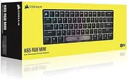 Corsair K65 RGB Mini 60% Mechanical Gaming Keyboard -Customizable Per-Key RGB Backlighting -Cherry MX Speed Mechanical Keyswitches -Detachable USB Type-C Cable -AXON Hyper-Processing Technology