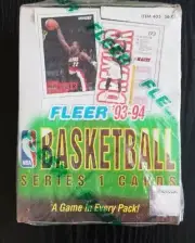 1993-94 FLEER Series 1 NBA Basketball Factory Sealed 36 Pack Box. Michael Jordan
