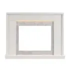 Jade Electric Fireplace Heater White Mantel