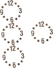 Yardwe 4 Sets Wooden Clock Numbers Set Wall Clock Numerals Kit Replacement Parts for DIY Clocks 12 Digit Numbers Easy Install Store
