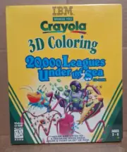 IBM's Crayola 20,000 Leagues Under the Sea (PC, 1997) - New / Sealed Big Box