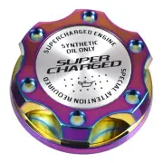 Neo Chrome Oil Filler Cap Super Charged For Ford 7.3L 6.0L 6.4L Powerstoke (for: Ford)
