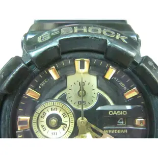 台北自售:CASIO G-ShocK黑金大錶徑運動錶(GAC-100BR)