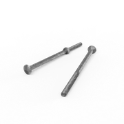 ZENITH M10 x 220mm Hot Dip Galvanised Cup Head Bolts & Nuts