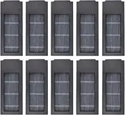 Mopping Wiping Side Brush Dust Bag Filter Vacuum Cleaner Sweeping Robot Sweeper Replacement Compatible for ECOVACS DEEBOT X2 (Color : 10PCS-01)