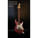 鐵克樂器 GRASSROOTS G-SN-62MF VIN BURGUNDY MIST 電吉他 草根