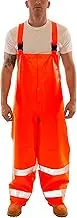Eclipse O44129.XL ANSI 107 Class 3 Flame Resistance Hi-Vis Snap Fly Front Overall with 2" Silver Reflective Tape, X-Large, Fluorescent Orange/Red