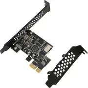 PCI E to USB 3.2 Expansion Card, Front Panel Connector Riser Card with USB3.2 Ge