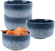 8 Oz Ramekins for Baking,Ceramic Souffle Dish Oven Safe Set of 4,Porcelain Di...