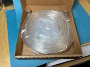 NEW 50ft Roll Tygon B-44-3 Clear PVC Tubing 3/16" ID, 1/4" OD Food Grade