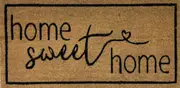 Home Sweet Home Doormat Door Mat Coir & Rubber 90x3cm