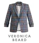 sz 10 NWT VERONICA BEARD Dickey Jacket MARTEL Blue Plaid Womens Blazer