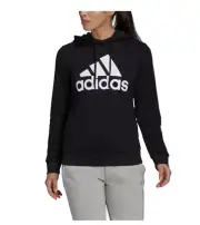 Adidas Women's Essentials Logo Fleece Hoodie - Black/White