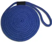 5/8" x 50' Double Braid Nylon Dock Lines - Royal Blue - Made in USA