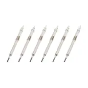 6 x Bosch Glow Plugs for Nissan Navara 550 D40 R51 2.5L 3.0L V9X V6 11-15