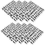 WATIIFUFU Self-adhesive Mailbox Numbers 8pcs Lettering Stickers Large Mailbox Numbers Easy to Apply Decorative