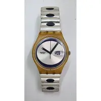 在飛比找蝦皮購物優惠-二手男錶新電池復古Swatch AG 1998 Swiss 