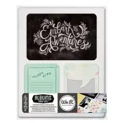 We R memory keepers Chalkboard adventure scrapbook albums made easy embark on