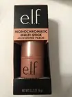 E.L.F. Monochromatic Multi Stick, Creamy, Lightweight, Glistening Peach, 0.17 oz