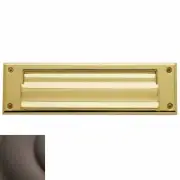Baldwin 0017112 Letter Box Plate Venetian Bronze Finish