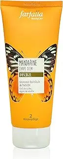 farfalla Mandarin Shower Gel 100% Certified Natural Cosmetics (1 x 200 ml)