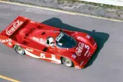 Bob Akin John O�Steen Porsche 962 during the Watkins Glen 500k at - Old Photo 1