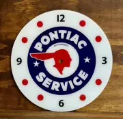 14-3/8" Pontiac Service Round Replacement Clock Face for Pam Clock FREE SHIP