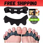 Correct Toes Adjustable Toe Spacers Toe Separators for Foot and Bunion Pain