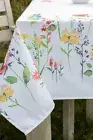 Benson Mills Tablecloth Angelica Rose 52" X 70" Oblong Indoor Outdoor Spillproof