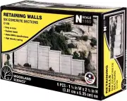 Woodland Scenics 1160 N timber Retaining Walls New Free Shipping
