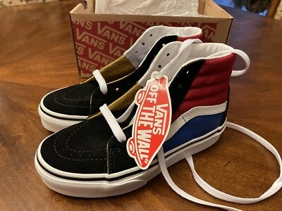 Vans Sk8-Hi Size 13 Kids (Easy Logo) Black Chili Pepper VN000D5F9AM