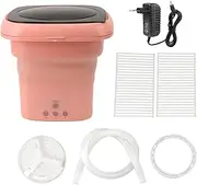 Ciciglow Portable Washing Machine, Top Load, Pink, High Efficiency, 2.8L Capacity, Foldable, Lightweight & Portable, Ideal for Travel, Dorm or Outdoor Use